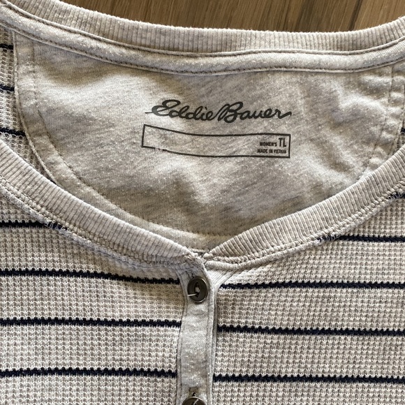 eddie bauer waffle top - Picture 2 of 3